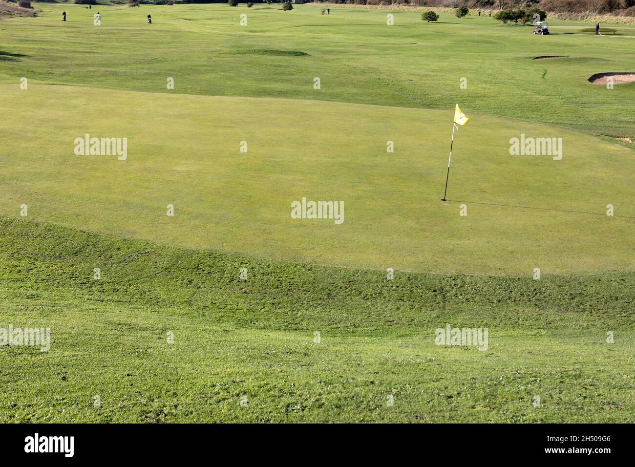 The golf course at Hythe Imperial Hotel, Kent Stock Photo Alamy