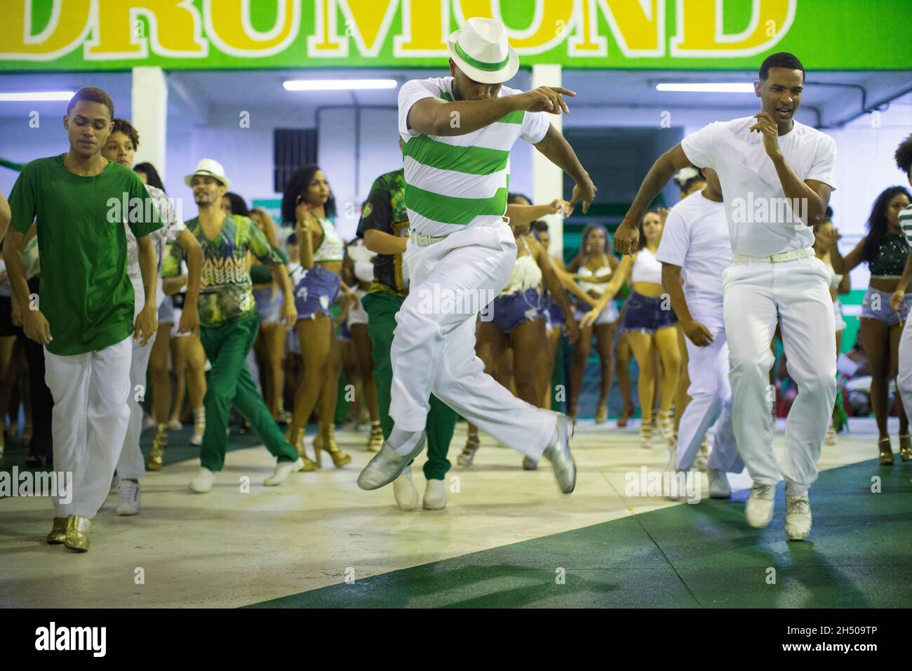 01 November 21 Brazil Rio De Janeiro Jairo Cruz Is A Dancer And Member Of The Imperatriz Leopoldinense Samba School Participating In A Community Rehearsal At The School S Headquarters For The 22