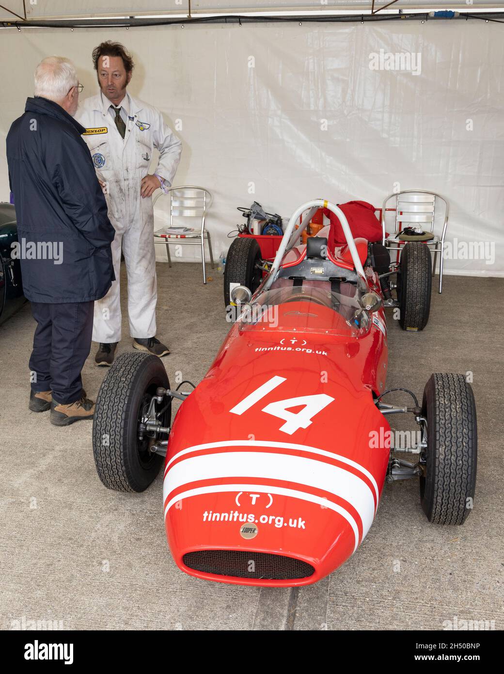 1960 Cooper-BMC T56, Arundell Cup entrant, at the Goodwood 78th Members Meeting, Sussex, UK. Stock Photo