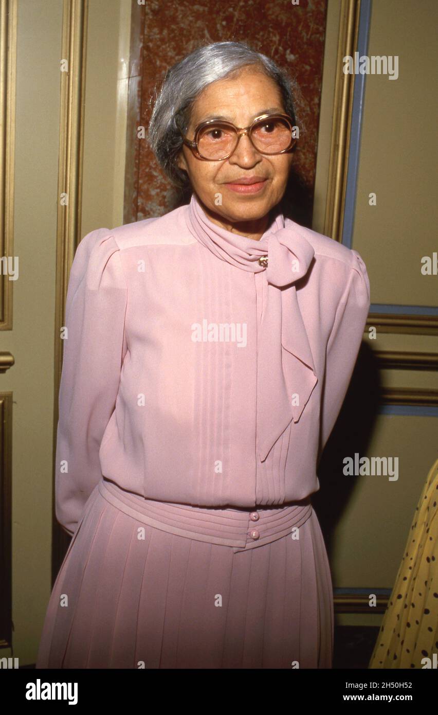 Rosa Parks 1986 Credit Ralph Dominguez/MediaPunch Stock Photo Alamy