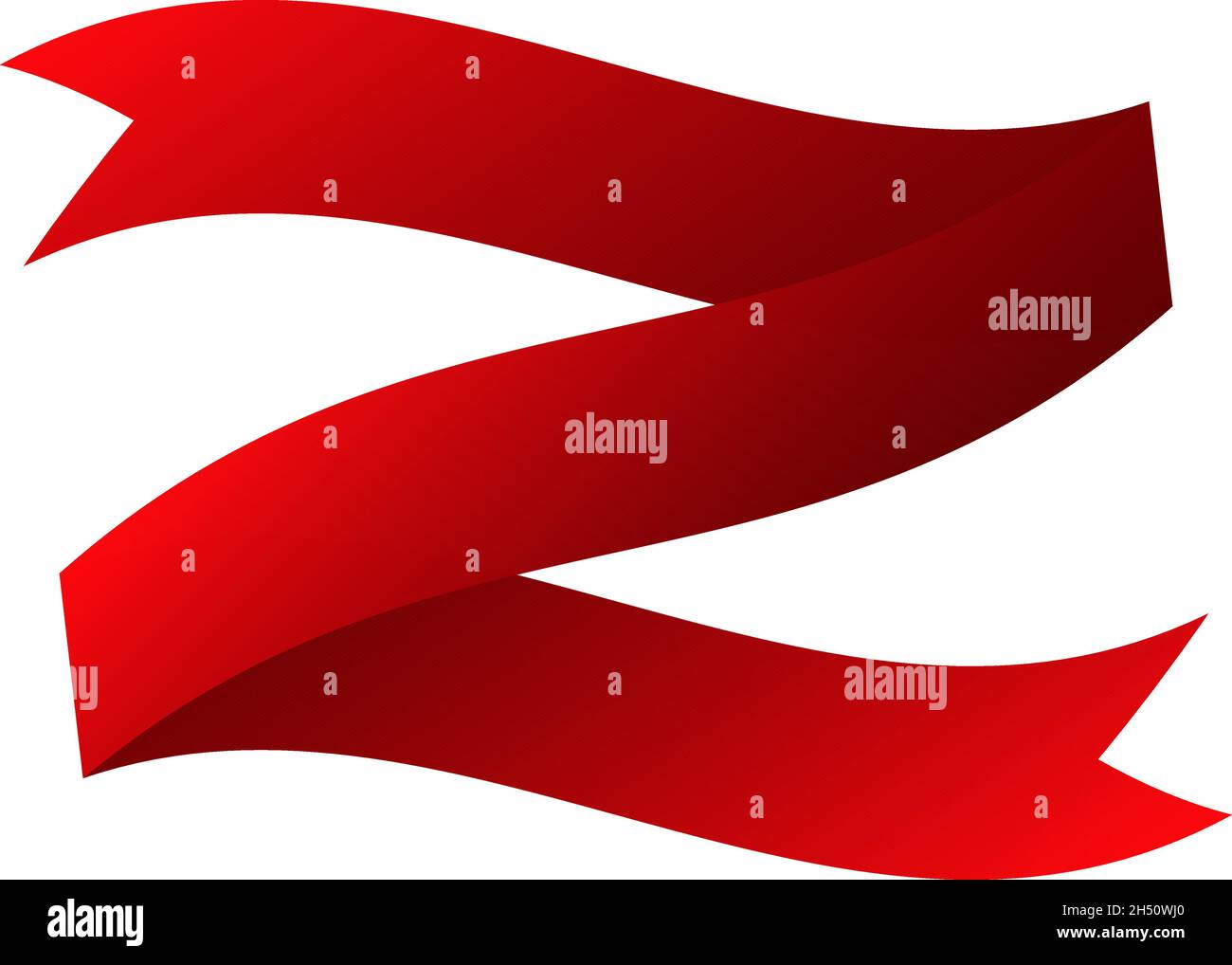 Banner, ribbon horizontal shape, design element - stock vector ...