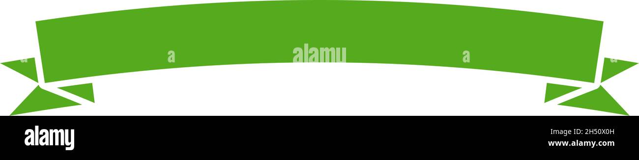 Banner, ribbon horizontal shape, design element - stock vector ...