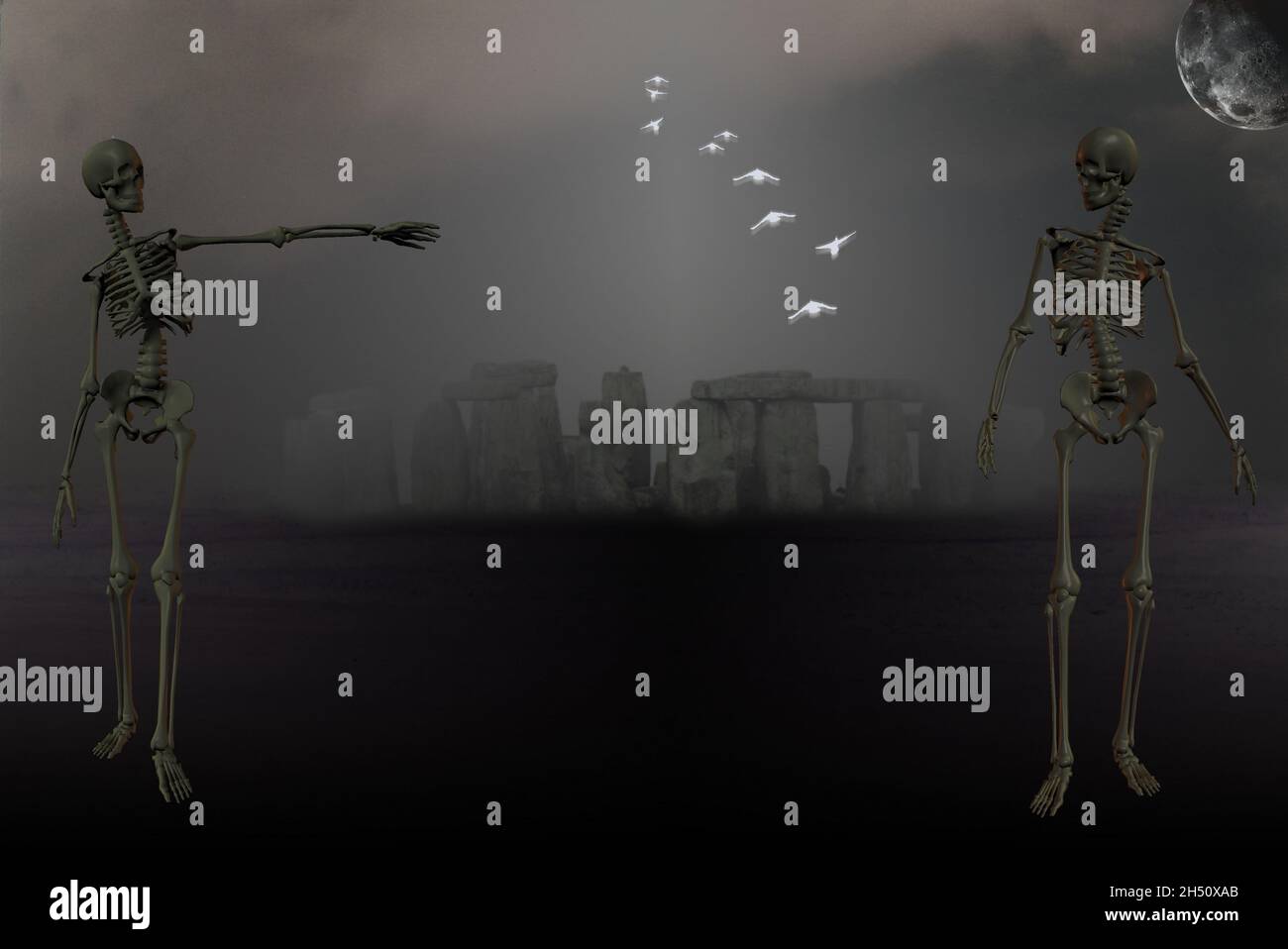 Stonehenge illustration pagan hi-res stock photography and images - Alamy