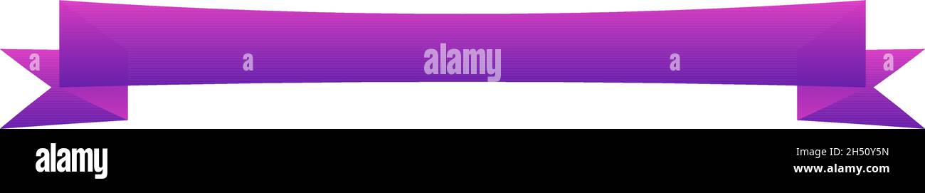 Banner, ribbon horizontal shape, design element - stock vector ...