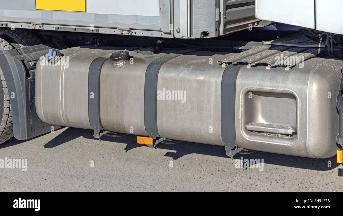 Ad Blue Diesel Fuel Tank Stock Photo - Alamy