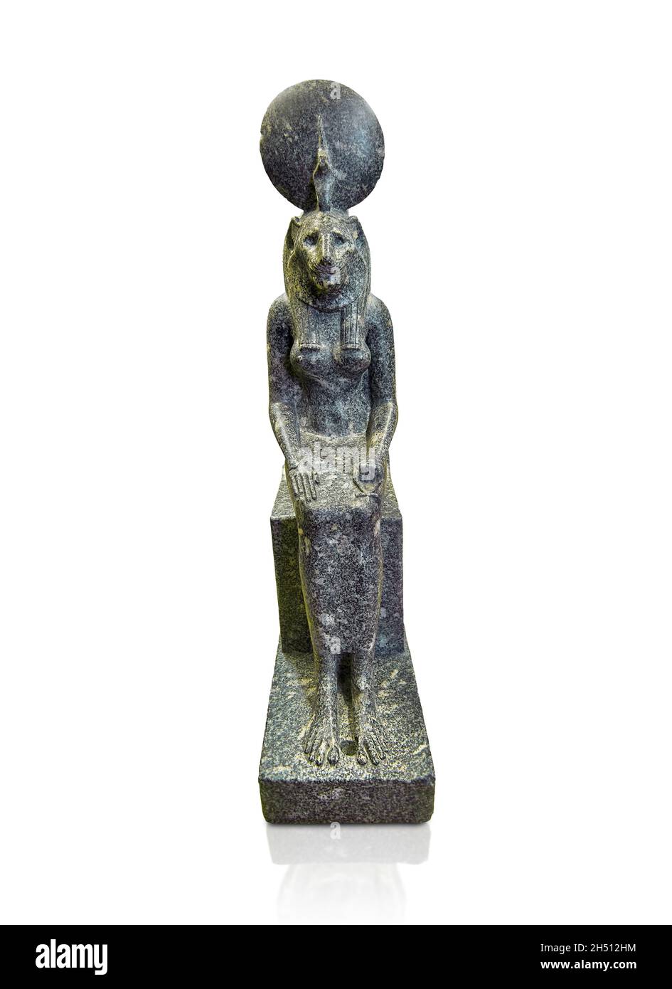 Egyptian statue sculpture of the lioness Goddess Sekhmet or Ounout, 4th ...