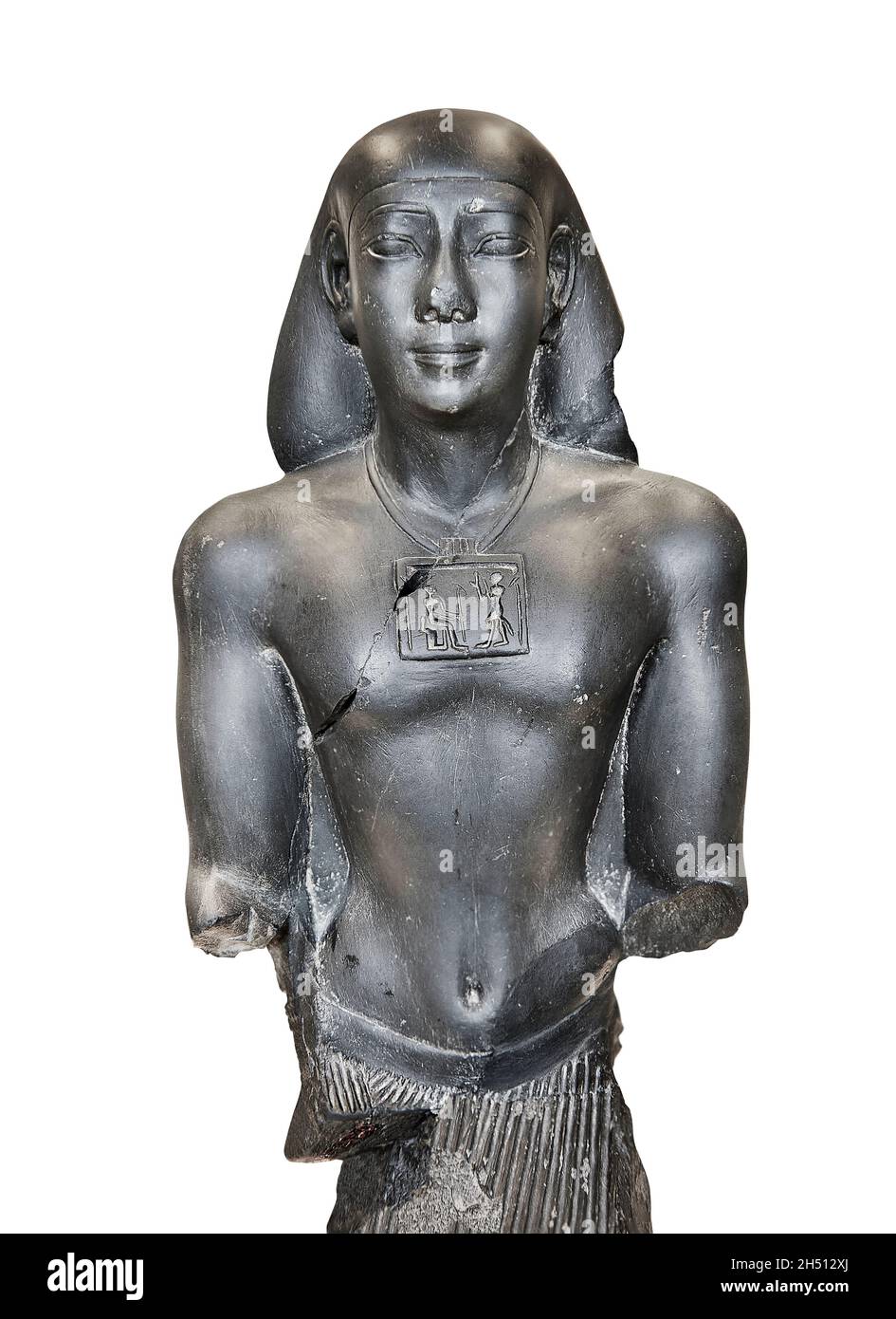 Egyptian statue sculpture chief justice IahmessaNeith, 570526 BC