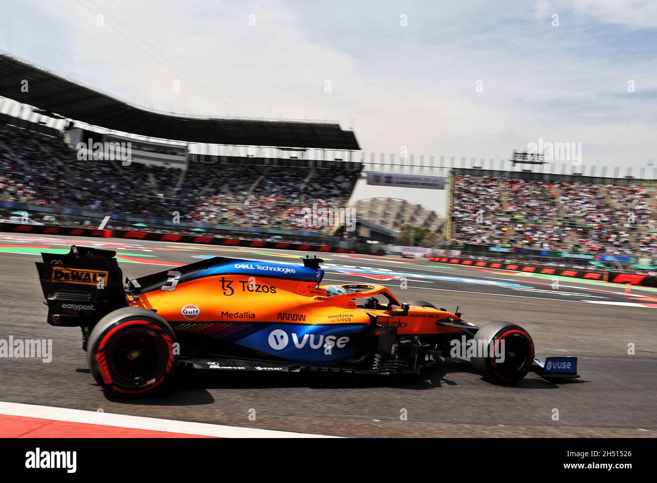 Mexico City, Mexico. 05th Nov, 2021. Daniel Ricciardo (AUS) McLaren MCL35M. 05.11.2021