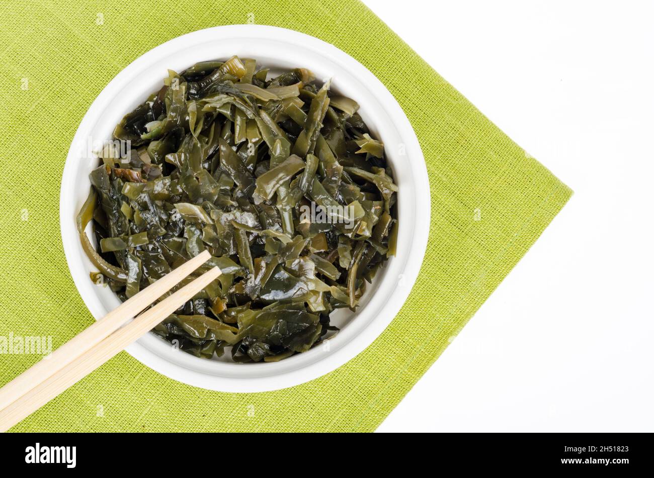 Pickled seaweed, vegan menu. Studio Photo Stock Photo Alamy