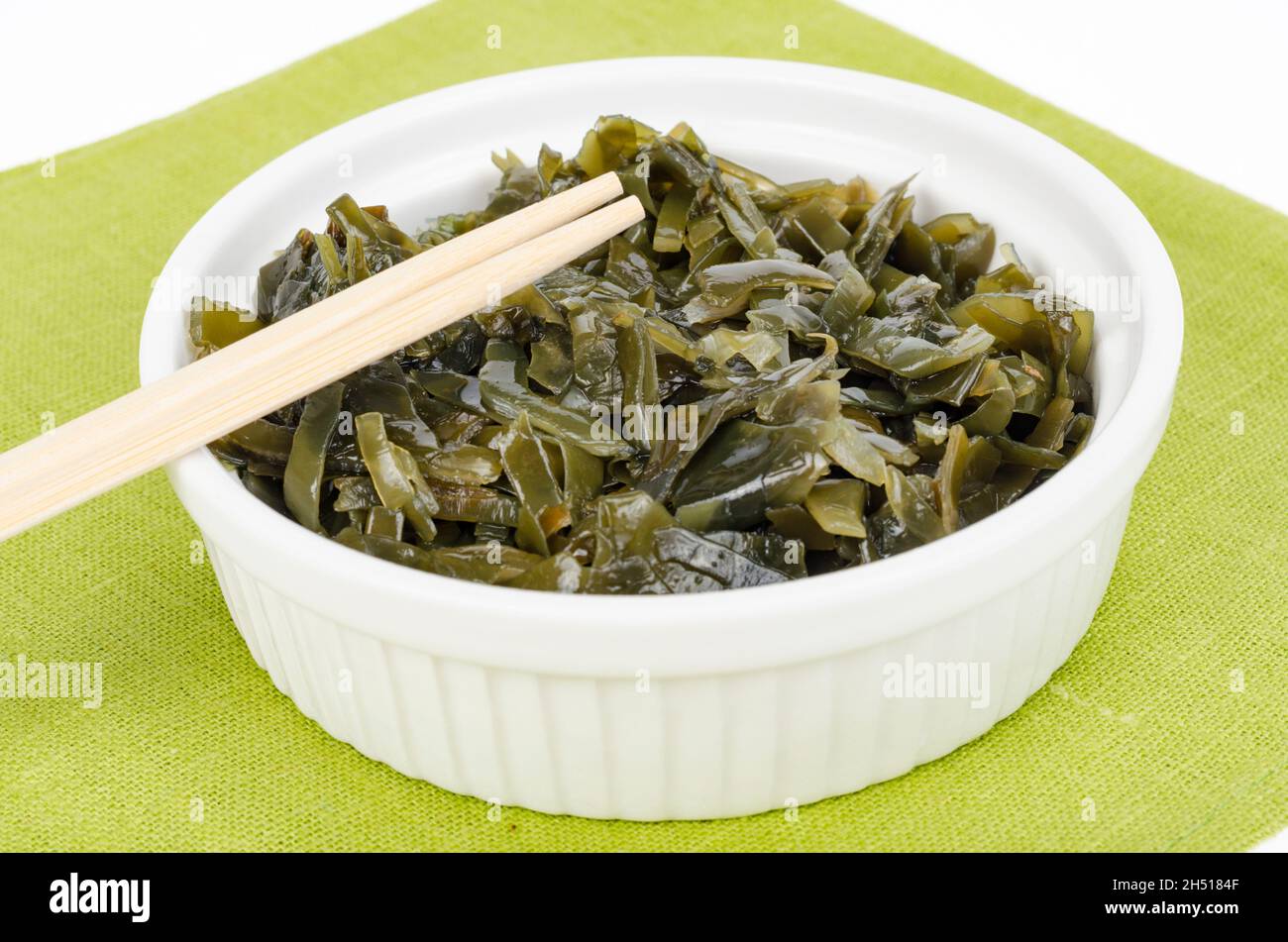 Pickled seaweed, vegan menu. Studio Photo Stock Photo Alamy