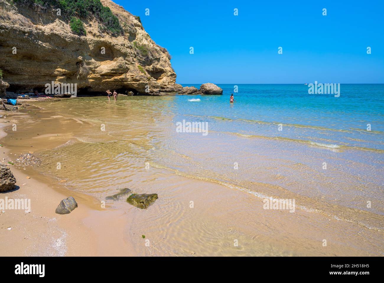 Punta Aderci and Punta Penna beach in Vasto, Abruzzo Stock Photo