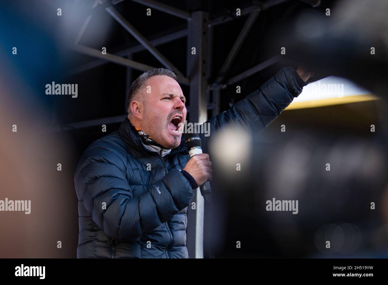 Glasgow gmb refuse workers strike hires stock photography and images