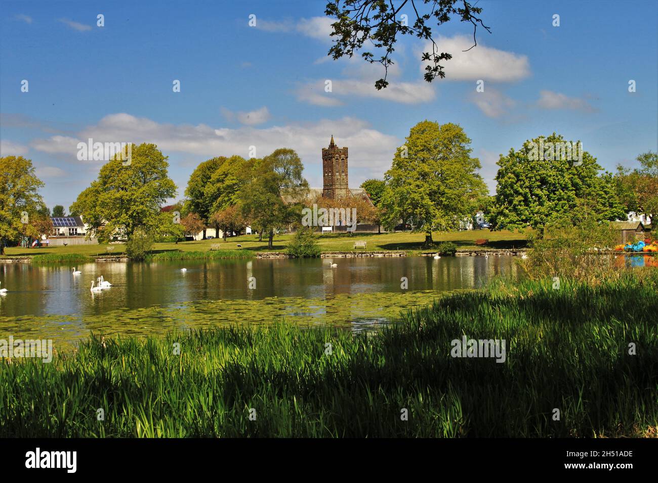 Castle Douglas Scotland Stock Photo Alamy