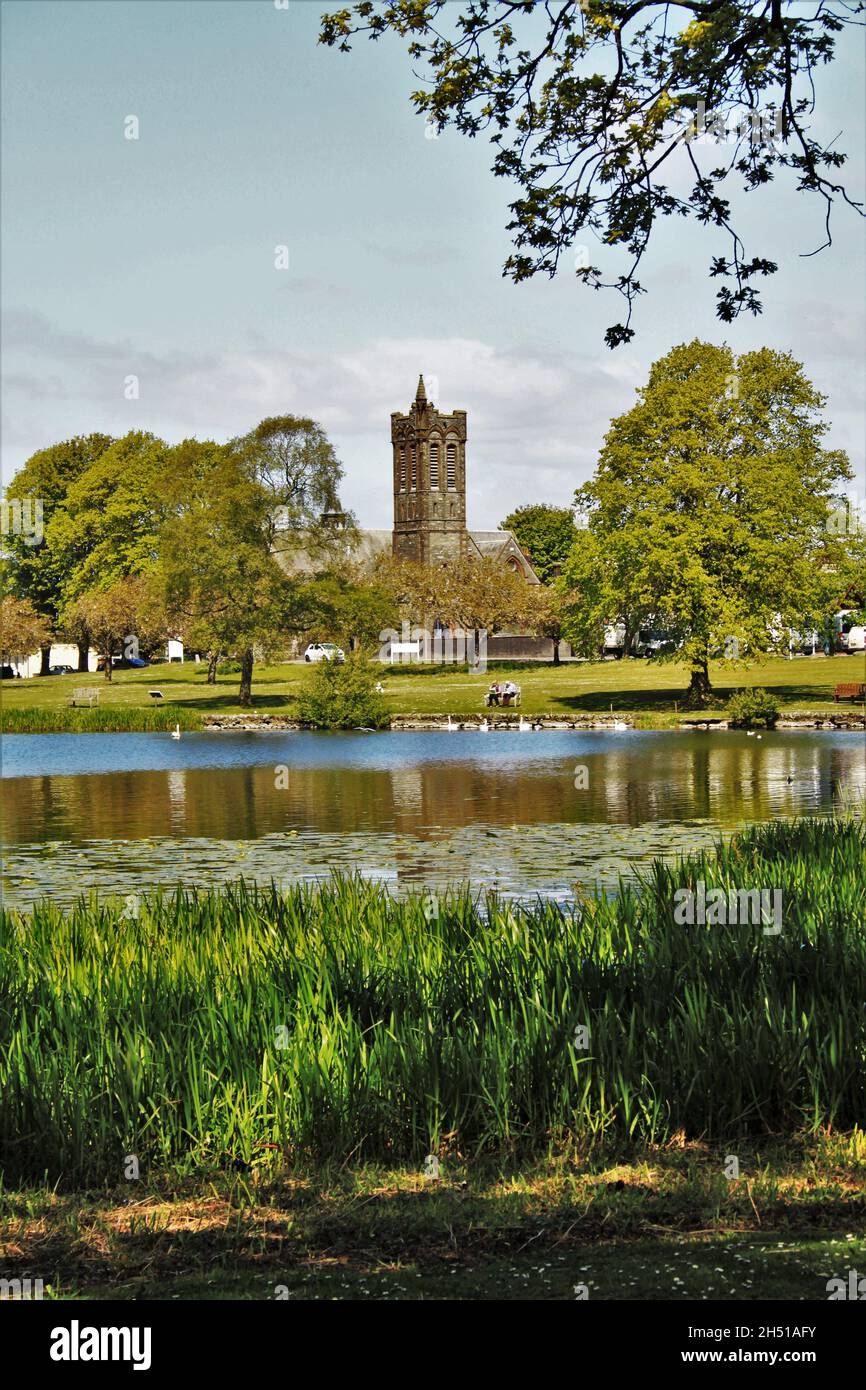 Castle Douglas Scotland Stock Photo Alamy