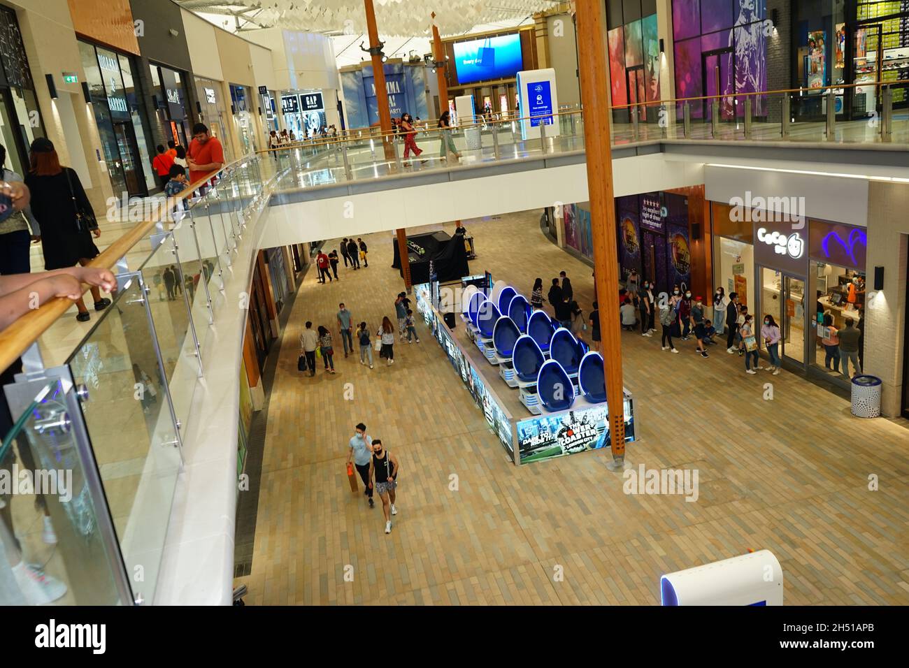 Inside the O2 Arena Shops and Shopping Mall, The Greenwich Peninsula