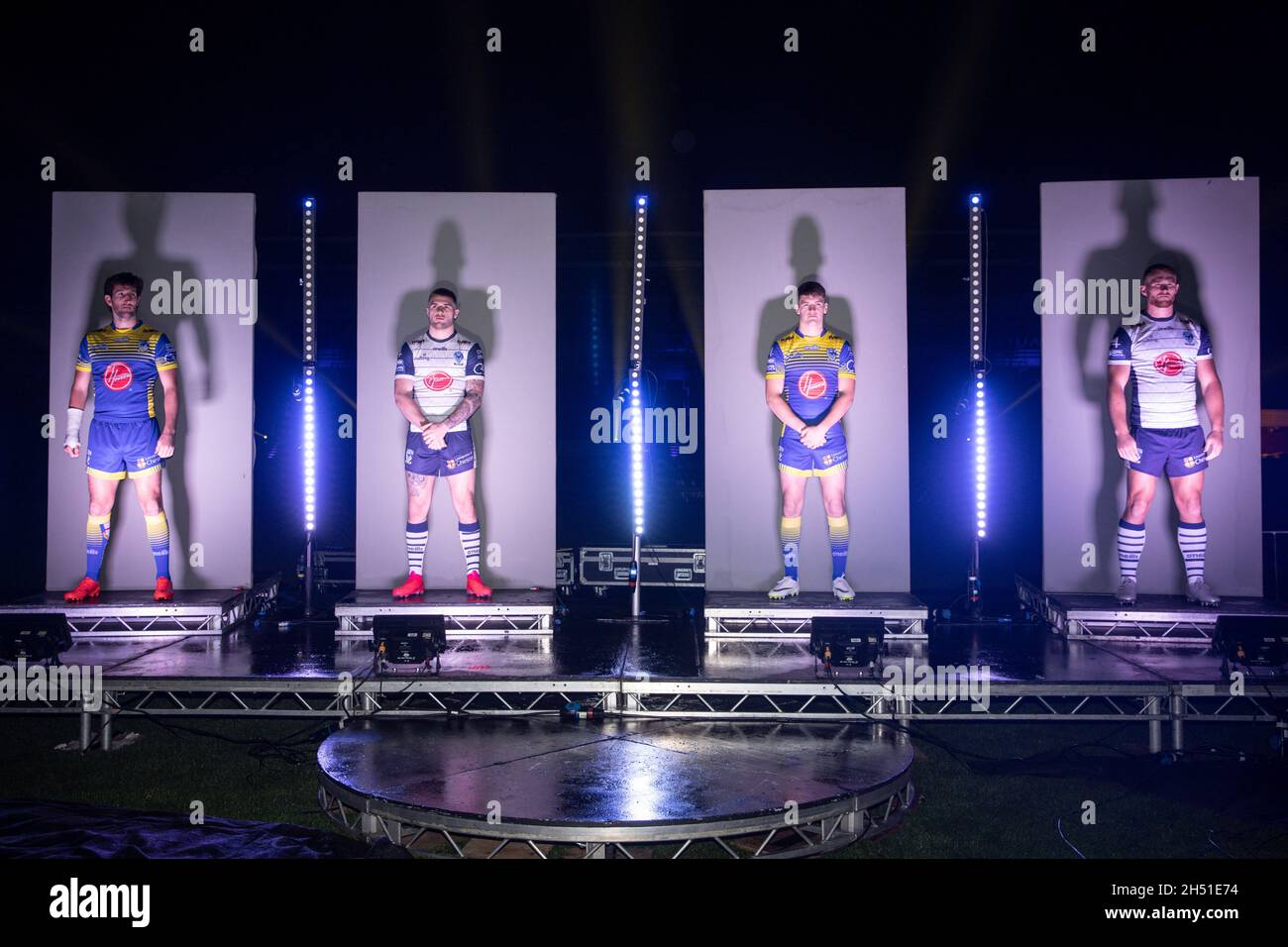 Warrington, UK. 05th Nov, 2021. From left to right, Stefan Ratchford ...