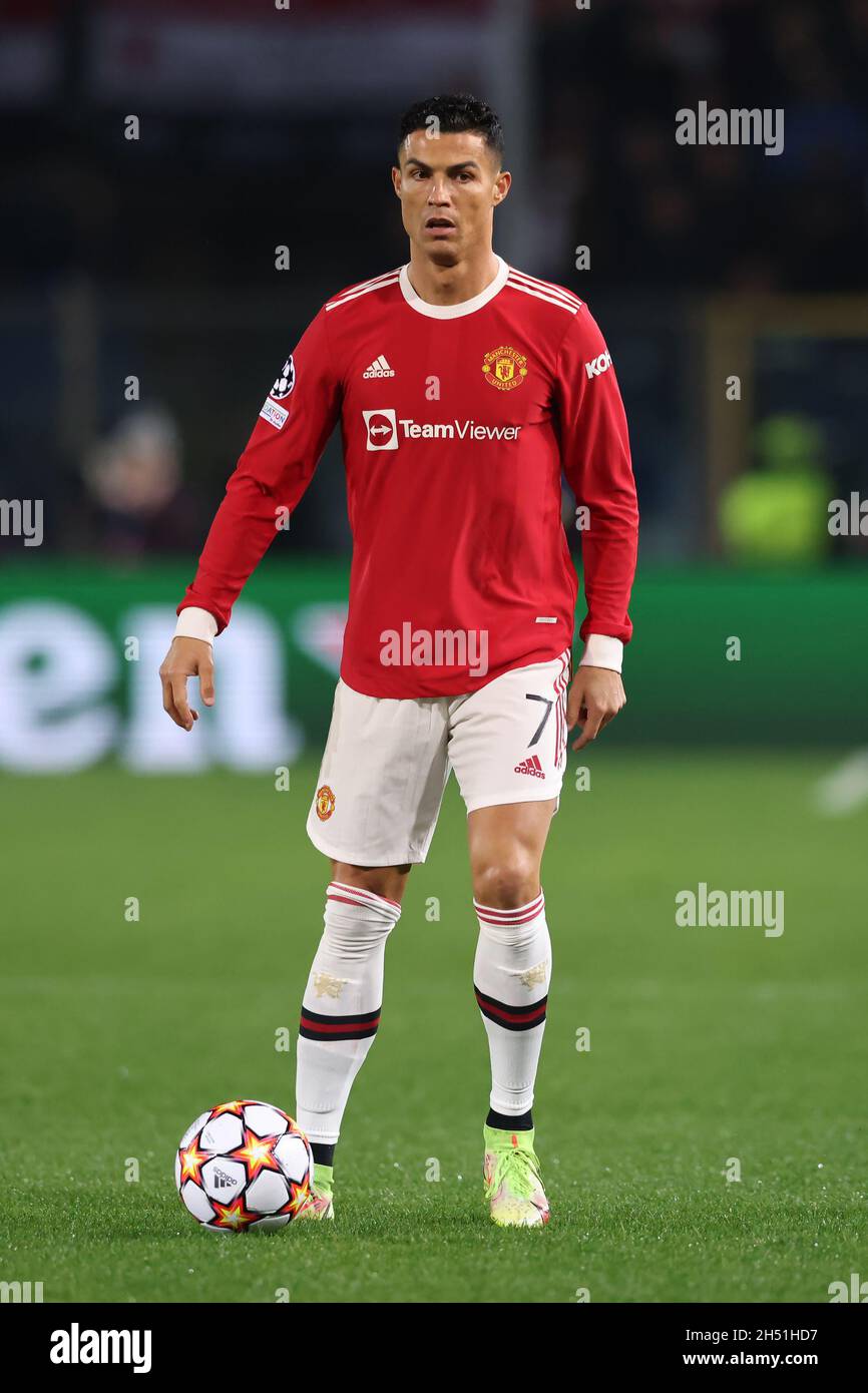 Ronaldo Manchester United 2021 Champions League Hi res Stock 