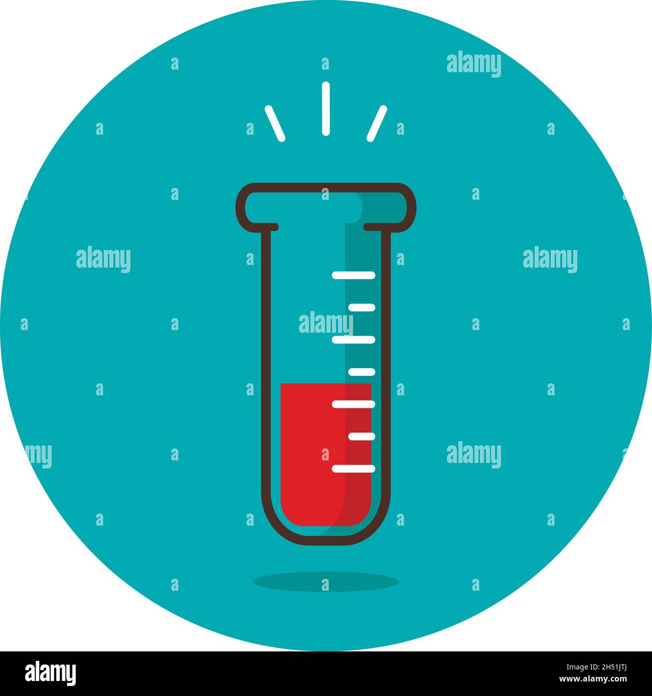 Laboratory flat icon. Medical vector, eps 10 Stock Vector Image & Art ...
