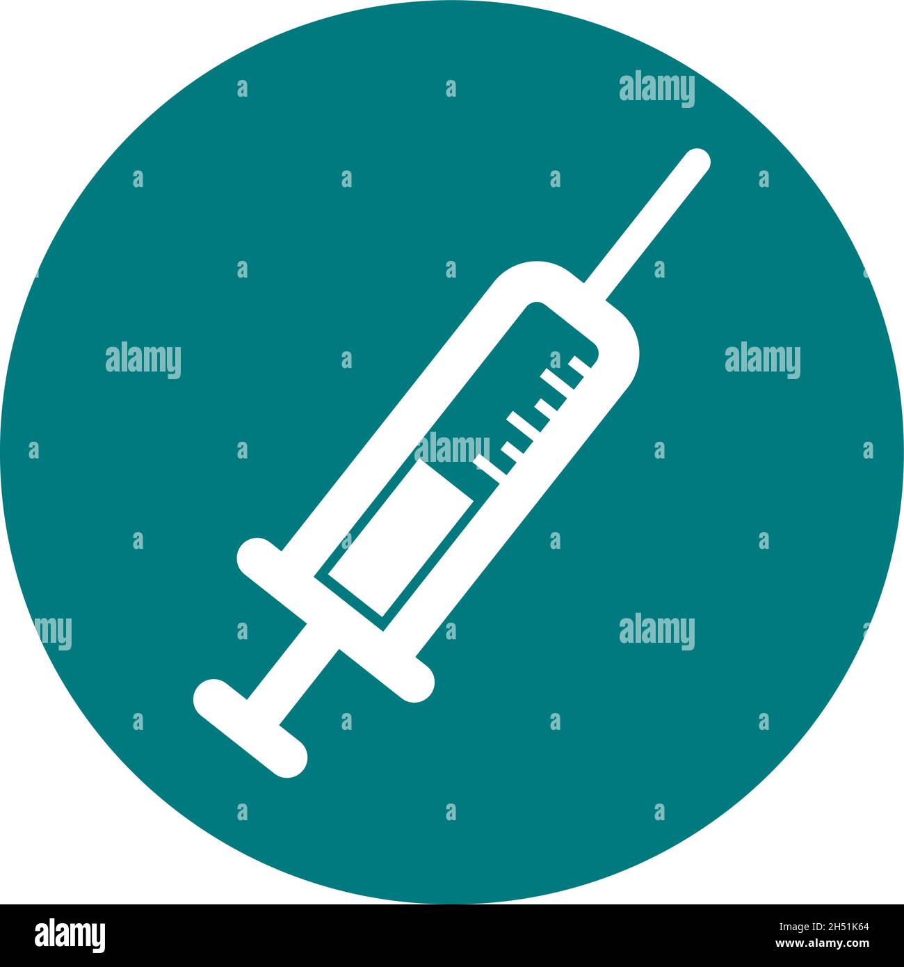 Syringe flat icon vector. Medical vector, eps 10 Stock Vector Image ...