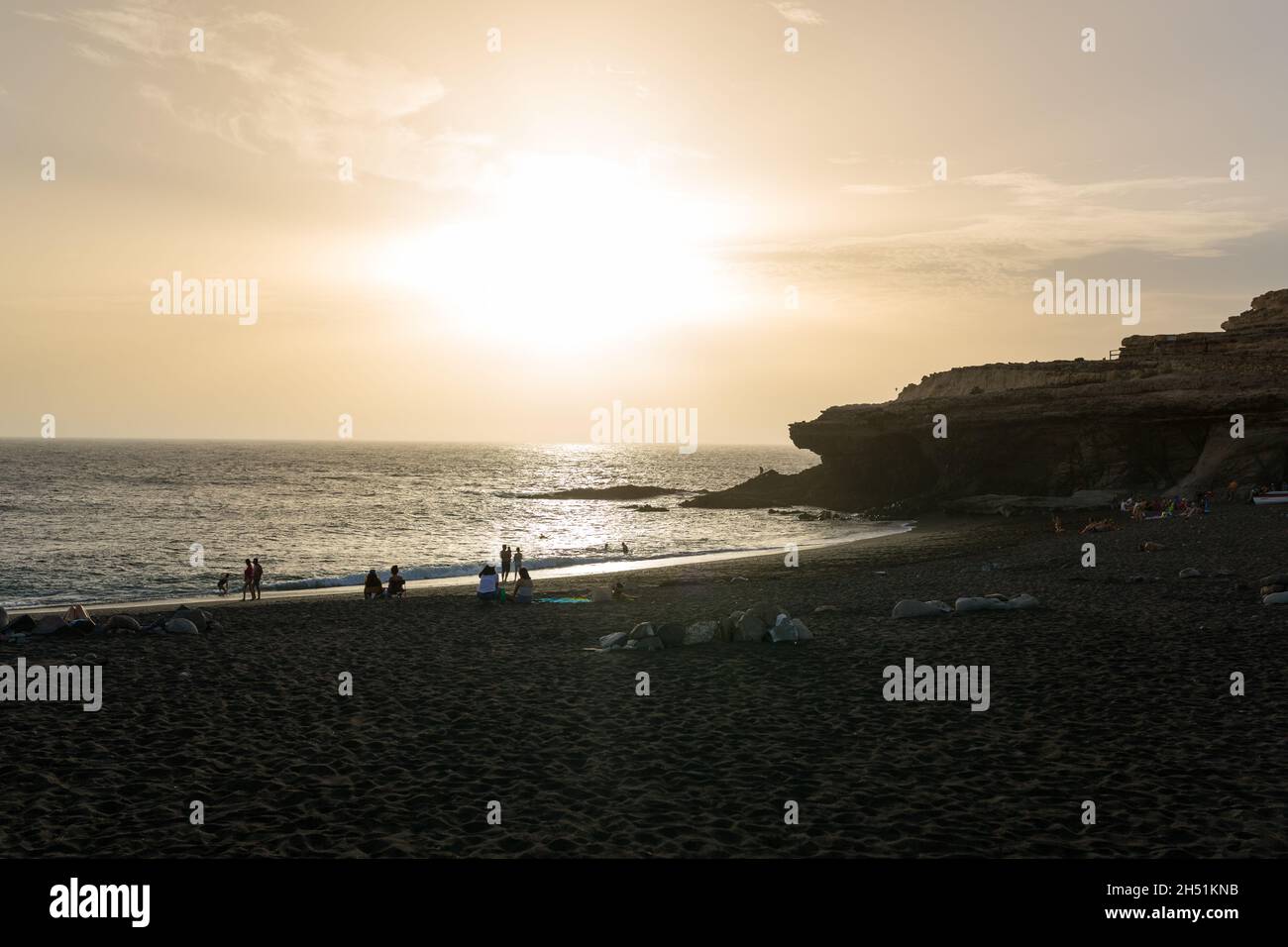 Magic sunset in Fuerteventura Canary Island Stock Photo - Alamy