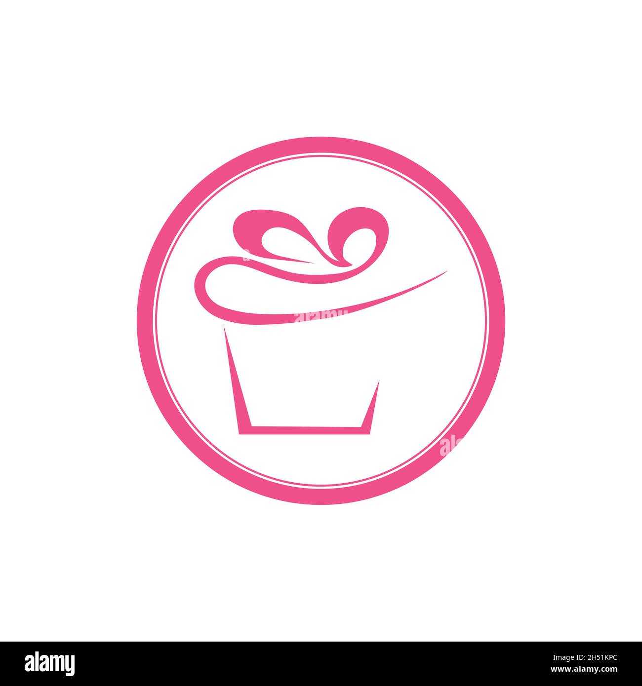 simple Gift Logo Simbol Desain Template Vektor Stock Vector
