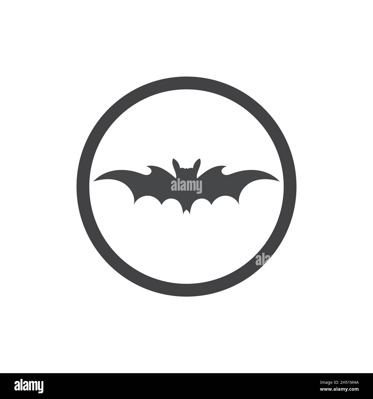 bat vector icon logo template illustration design Stock Vector Image ...