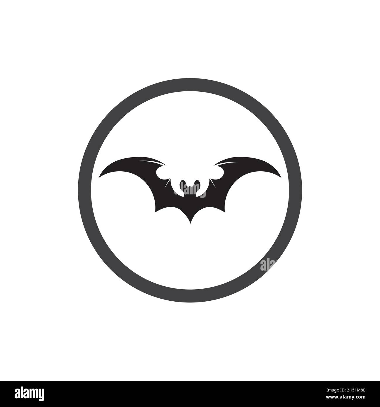 bat vector icon logo template illustration design Stock Vector