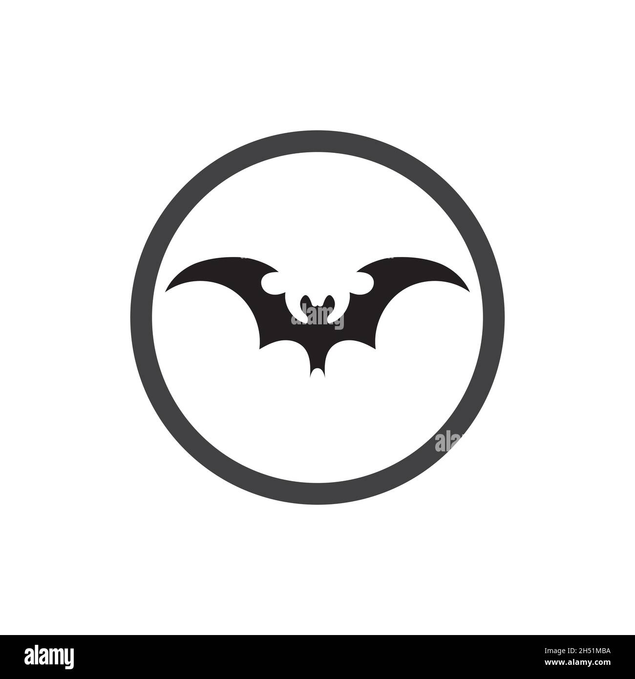 bat vector icon logo template illustration design Stock Vector