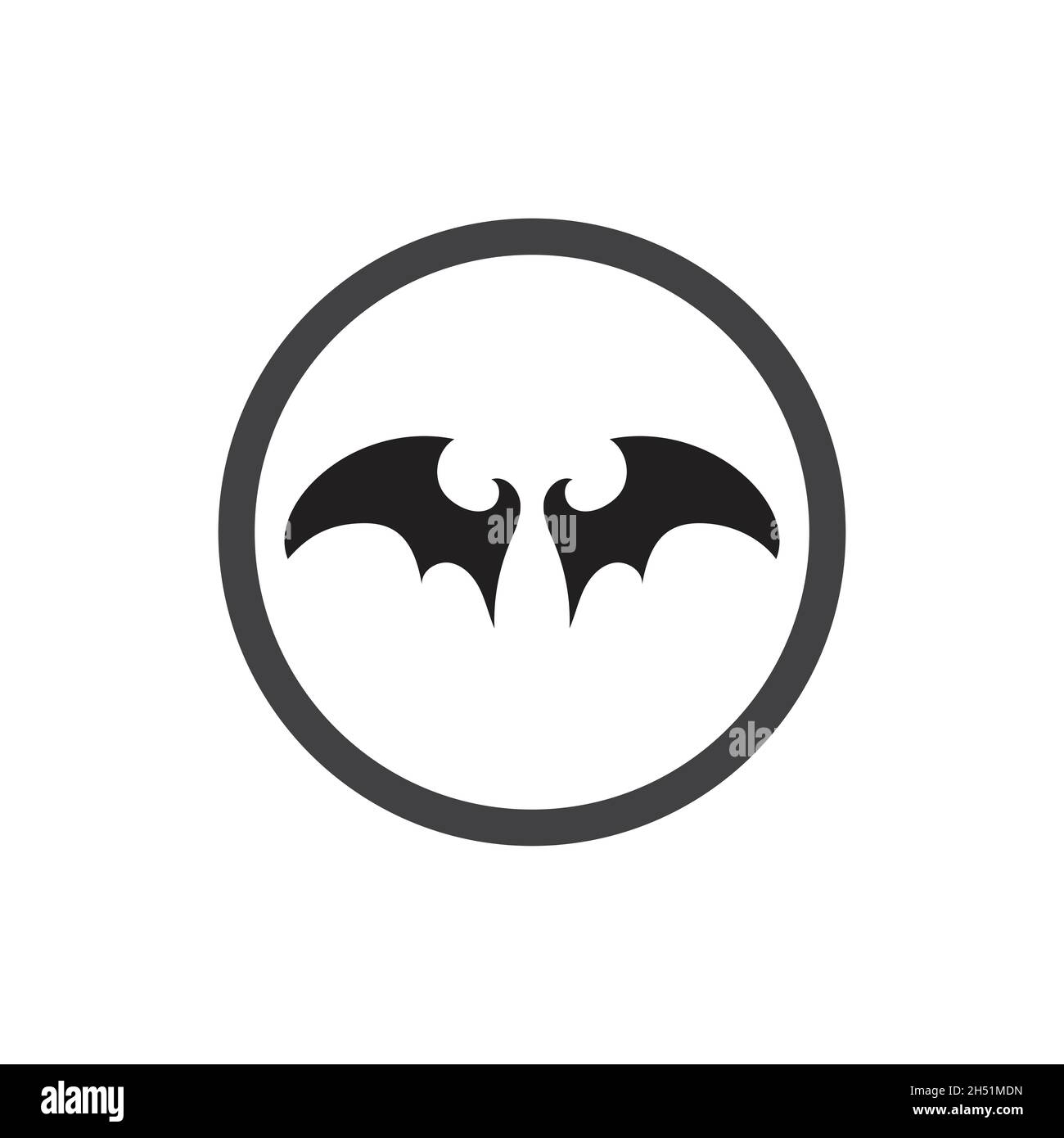 bat vector icon logo template illustration design Stock Vector Image ...