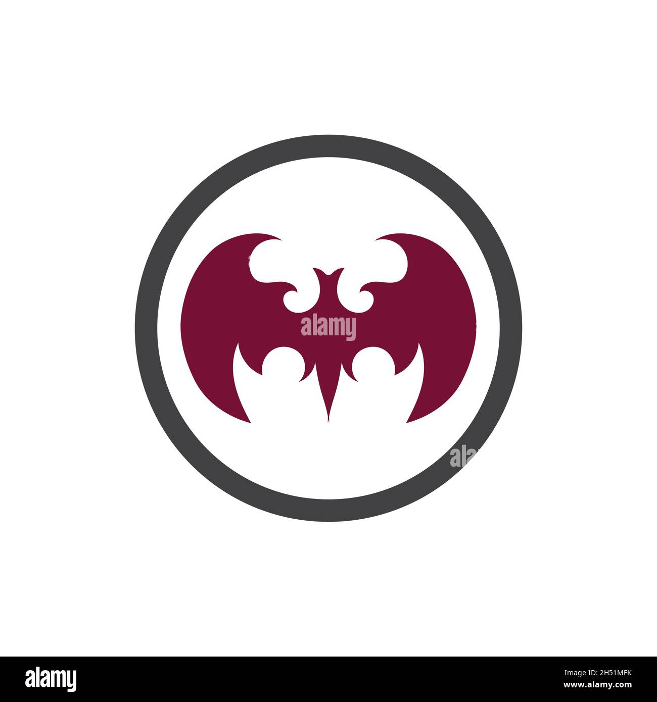 bat vector icon logo template illustration design Stock Vector