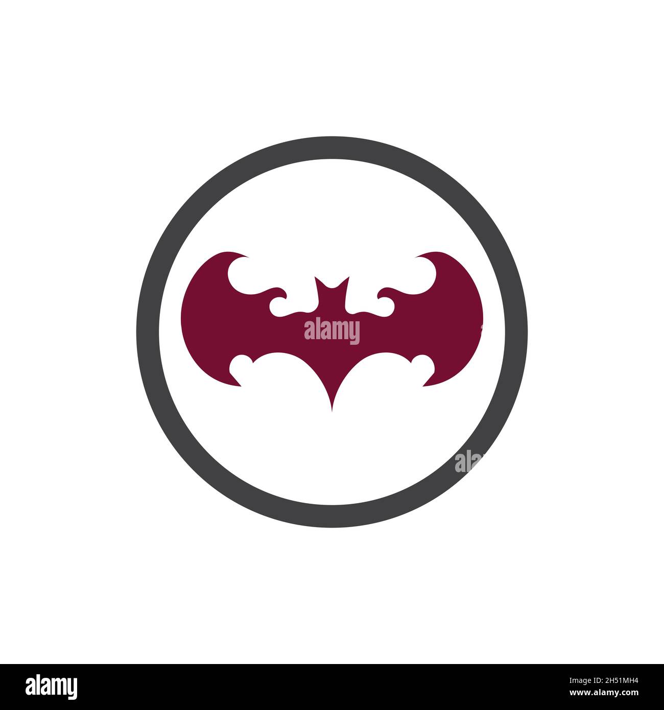 bat vector icon logo template illustration design Stock Vector