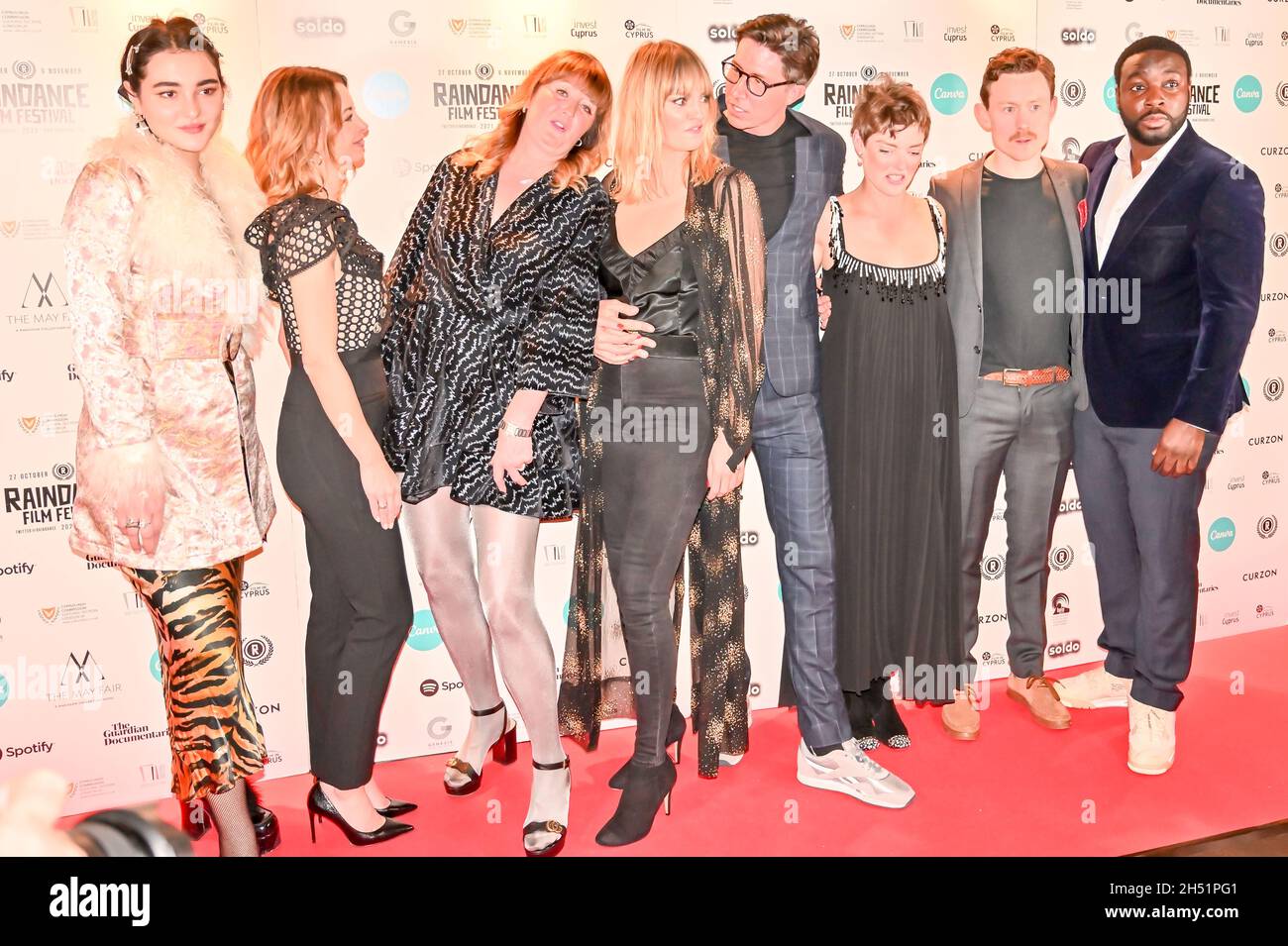 London, UK. 05th Nov, 2021. Julie Dray, Kirsty Bell, Morgana Robinson, Ben Charles Edwards, Camilla Rutherford, Daniel Ward attended the Bird Flew In - World Premiere at Curzon Soho, London, UK. 2021-11-05. Credit: Picture Capital/Alamy Live News Stock Photo