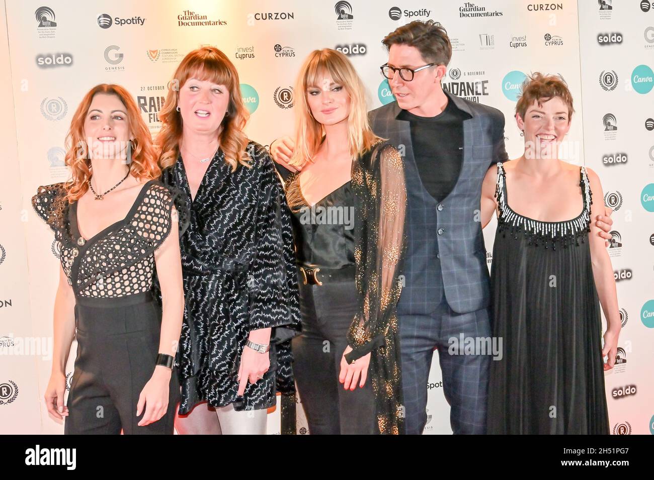 London, UK. 05th Nov, 2021. Julie Dray, Kirsty Bell, Morgana Robinson, Ben Charles Edwards and Camilla Rutherford attended the Bird Flew In - World Premiere at Curzon Soho, London, UK. 2021-11-05. Credit: Picture Capital/Alamy Live News Stock Photo