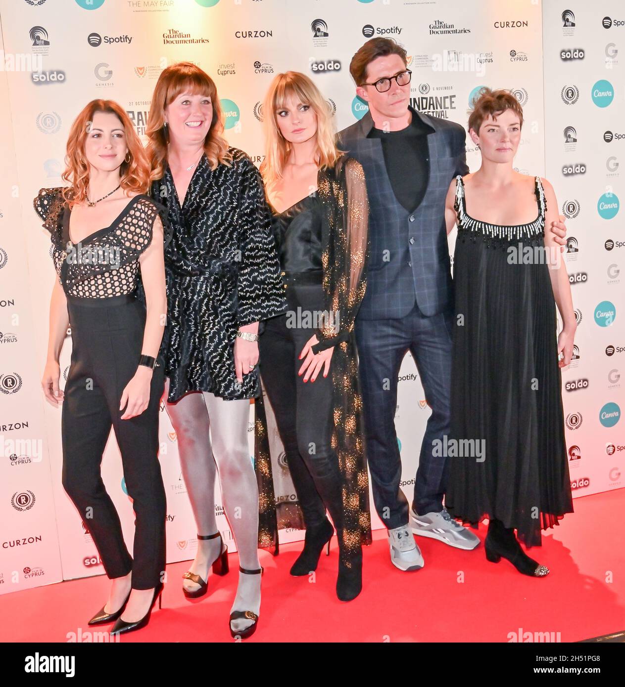 London, UK. 05th Nov, 2021. Julie Dray, Kirsty Bell, Morgana Robinson, Ben Charles Edwards and Camilla Rutherford attended the Bird Flew In - World Premiere at Curzon Soho, London, UK. 2021-11-05. Credit: Picture Capital/Alamy Live News Stock Photo