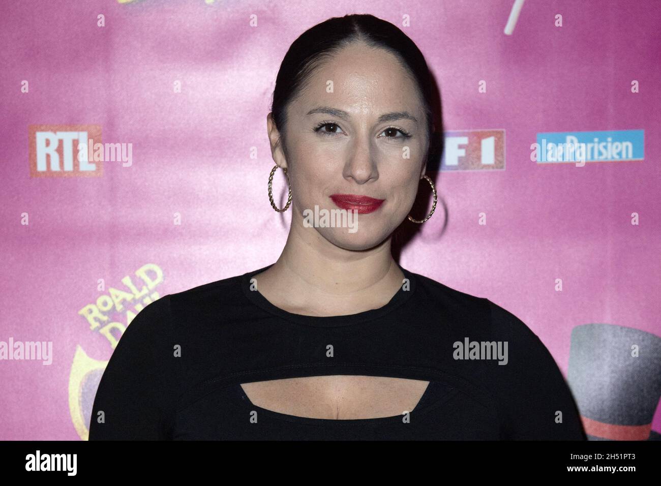Paris, France. 05th Nov, 2021. Charlotte Namura attending the Charlie Et La Chocolaterie musical show Premiere at the Theatre du Gymnase in Paris, France on November 05, 2021. Photo by Aurore Marechal/ABACAPRESS.COM Credit: Abaca Press/Alamy Live News Stock Photo