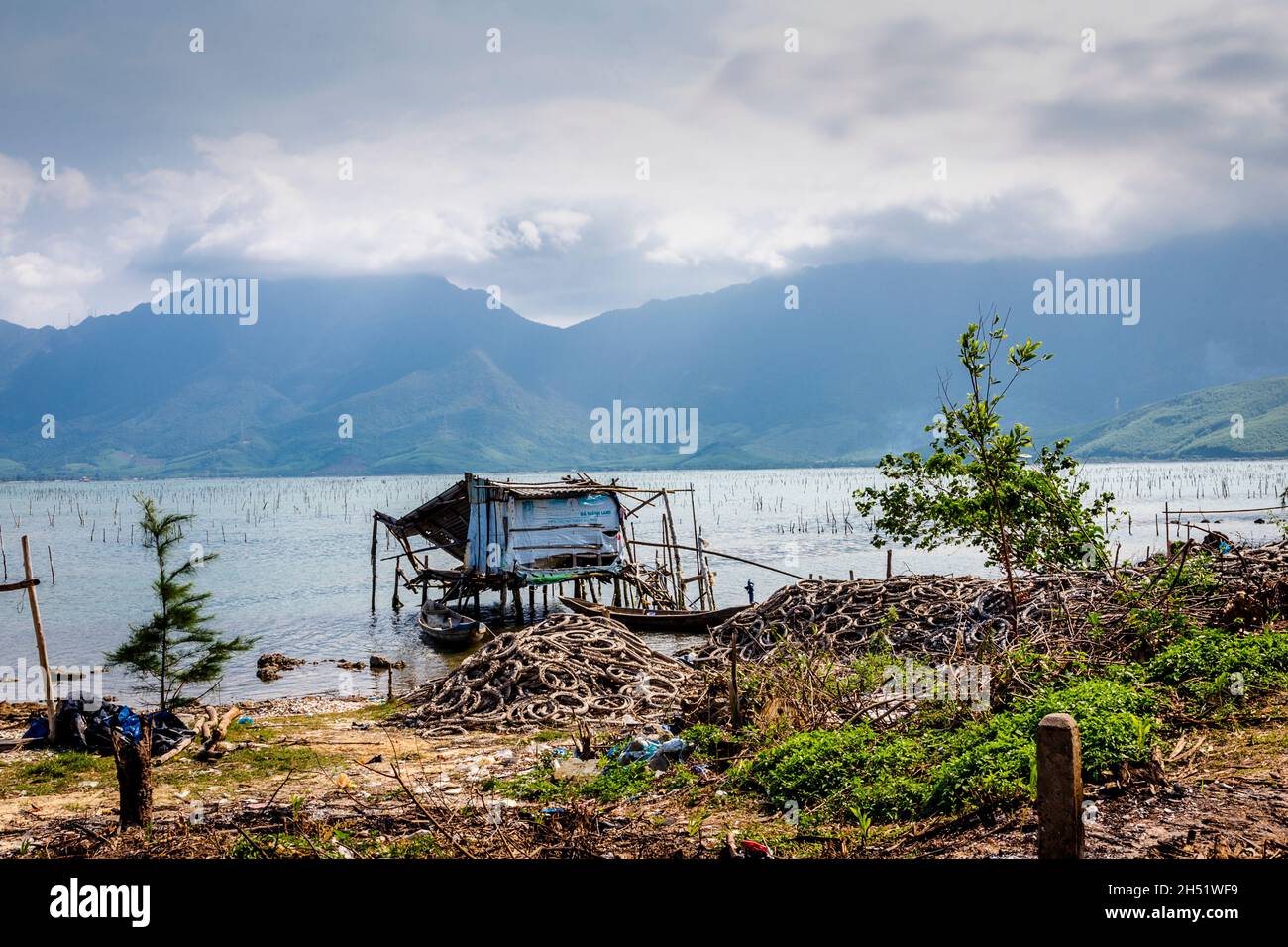 Between Hue & Da Nang off the main highway, Huyện Phú Lộc Stock Photo