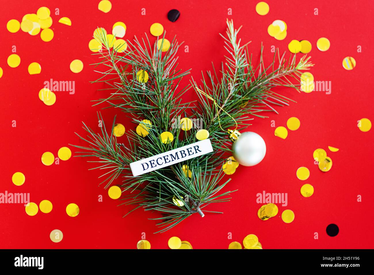 Merry Christmas Celebration 2022 Merry Christmas And Happy New Year 2022 Background. Flat Lay, Top View,  Mockup, Overhead. Winter Holiday Celebration Stock Photo - Alamy