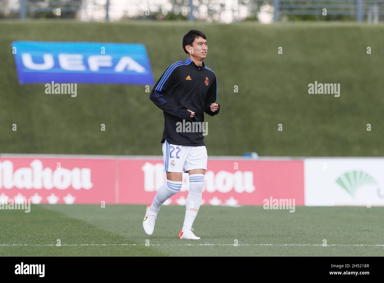 Madrid Spain 3rd Nov 21 Takuhiro Nakai Real Football Soccer Uefa Youth League Group D Match Between Real Madrid Cf 1 0 Fc Shakhtar Donetsk At The Estadio Alfredo Di Stefano In Madrid