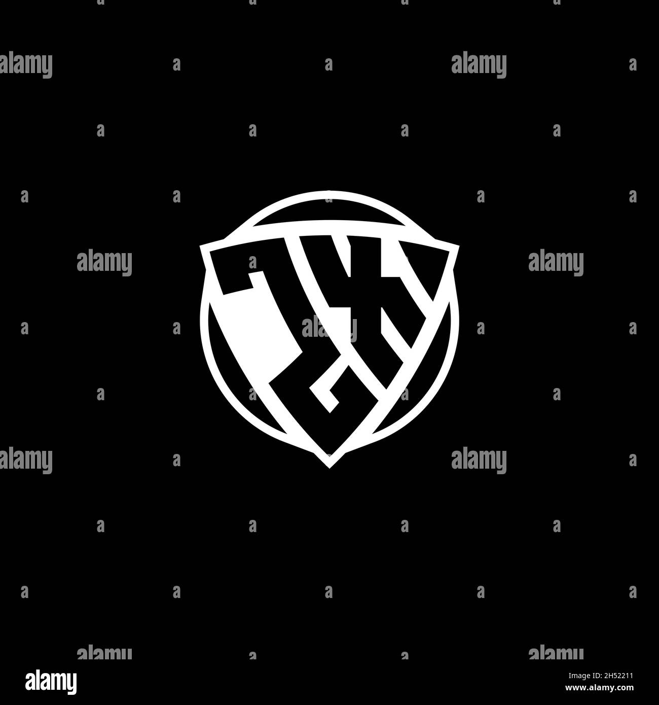 Zx logo design Black and White Stock Photos & Images - Alamy