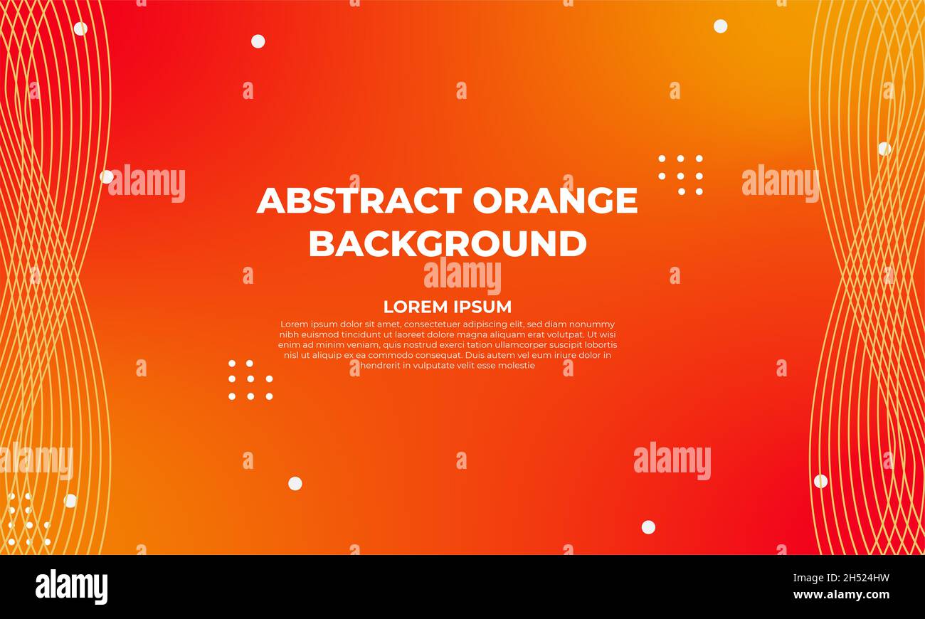 Abstract Background Design Orange abstract orange gradient geometric background design Stock Photo - Alamy
