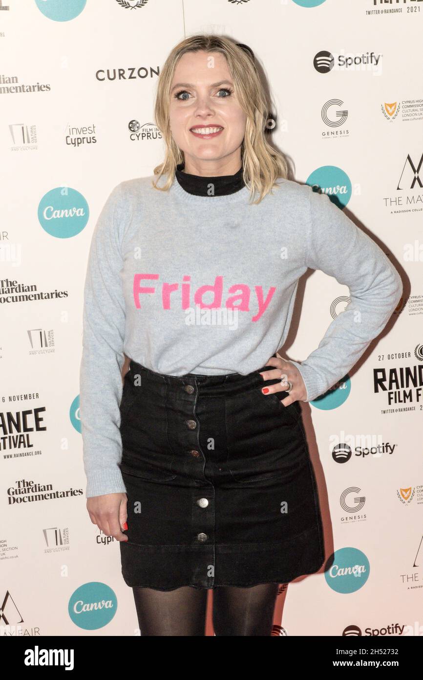 London, UK. 05th Nov, 2021. Juliet Sear attended A Bird Flew In - World Premiere at Curzon Soho, London, UK. 2021-11-05. Credit: Picture Capital/Alamy Live News Stock Photo