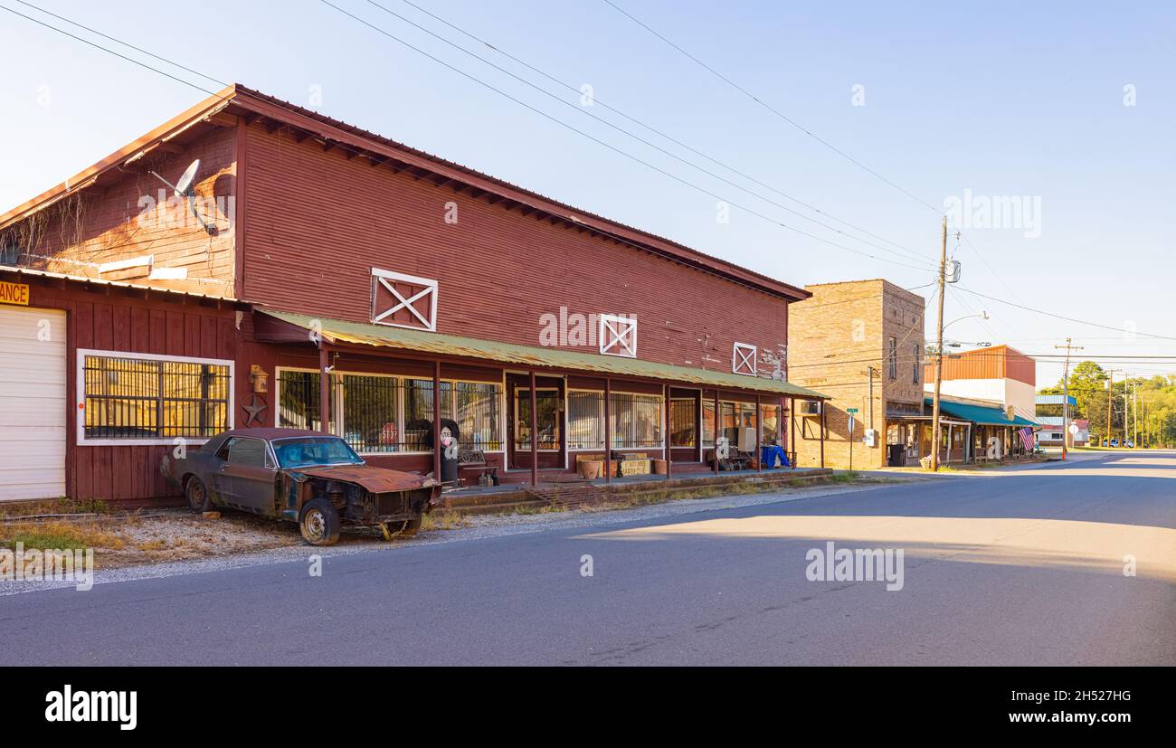 Delight, Arkansas, USA September 26, 2021 The old business district