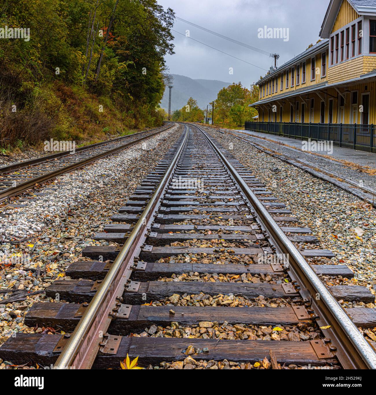 Railroad Tracks at The Thurmond Depot, Thurmond, New River