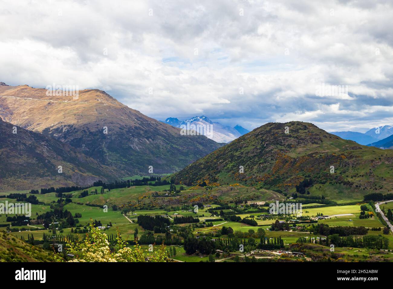 Wine Regions of New Zealand. Queenstown area. South Island Stock Photo