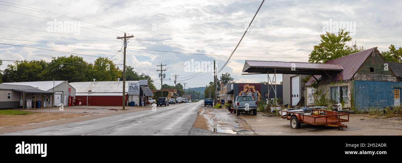 Bell City, Missouri, USA October 1, 2021 The old business district