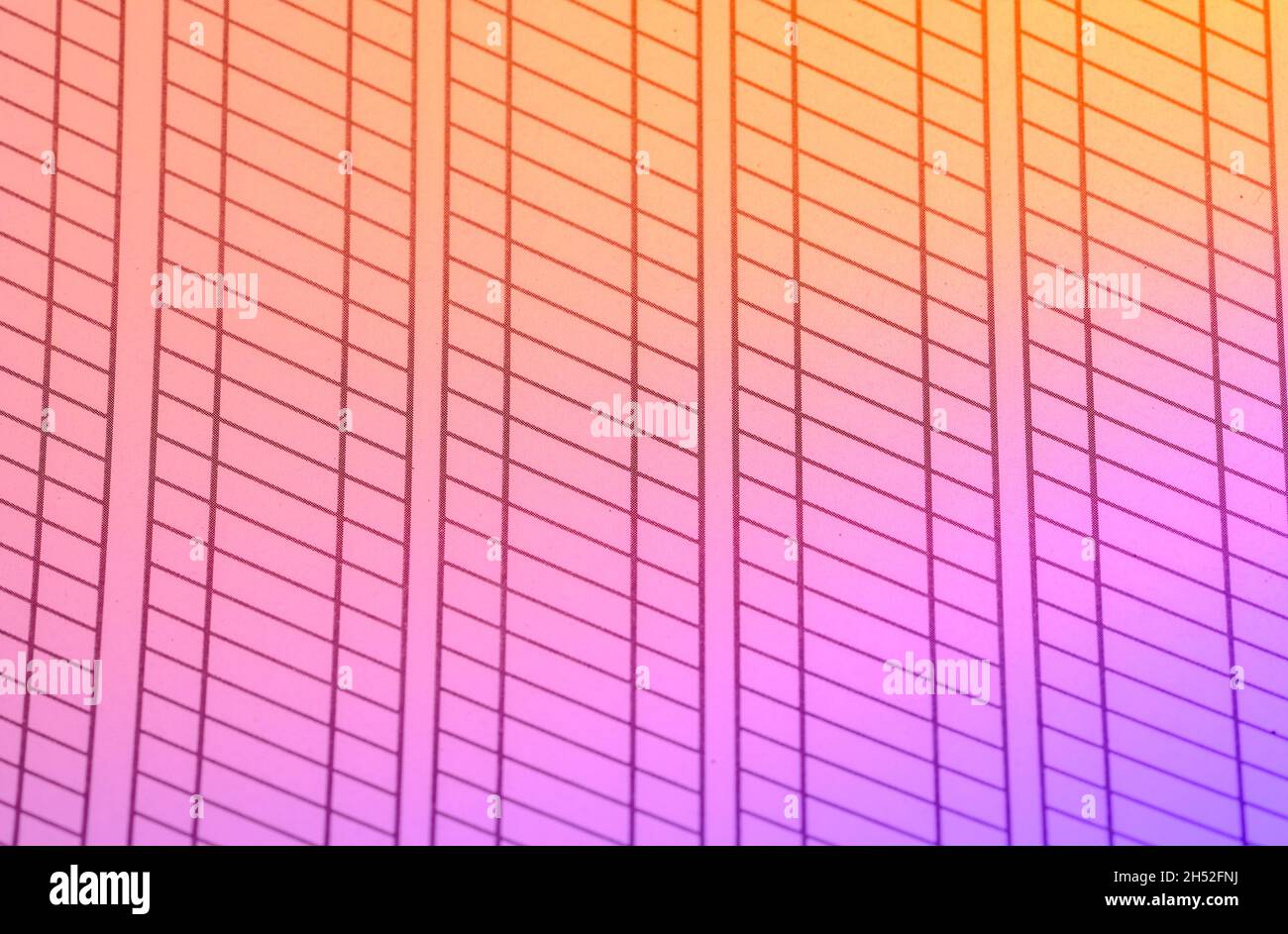 Pattern colored background of parallel lines, purple mixed with orange ...