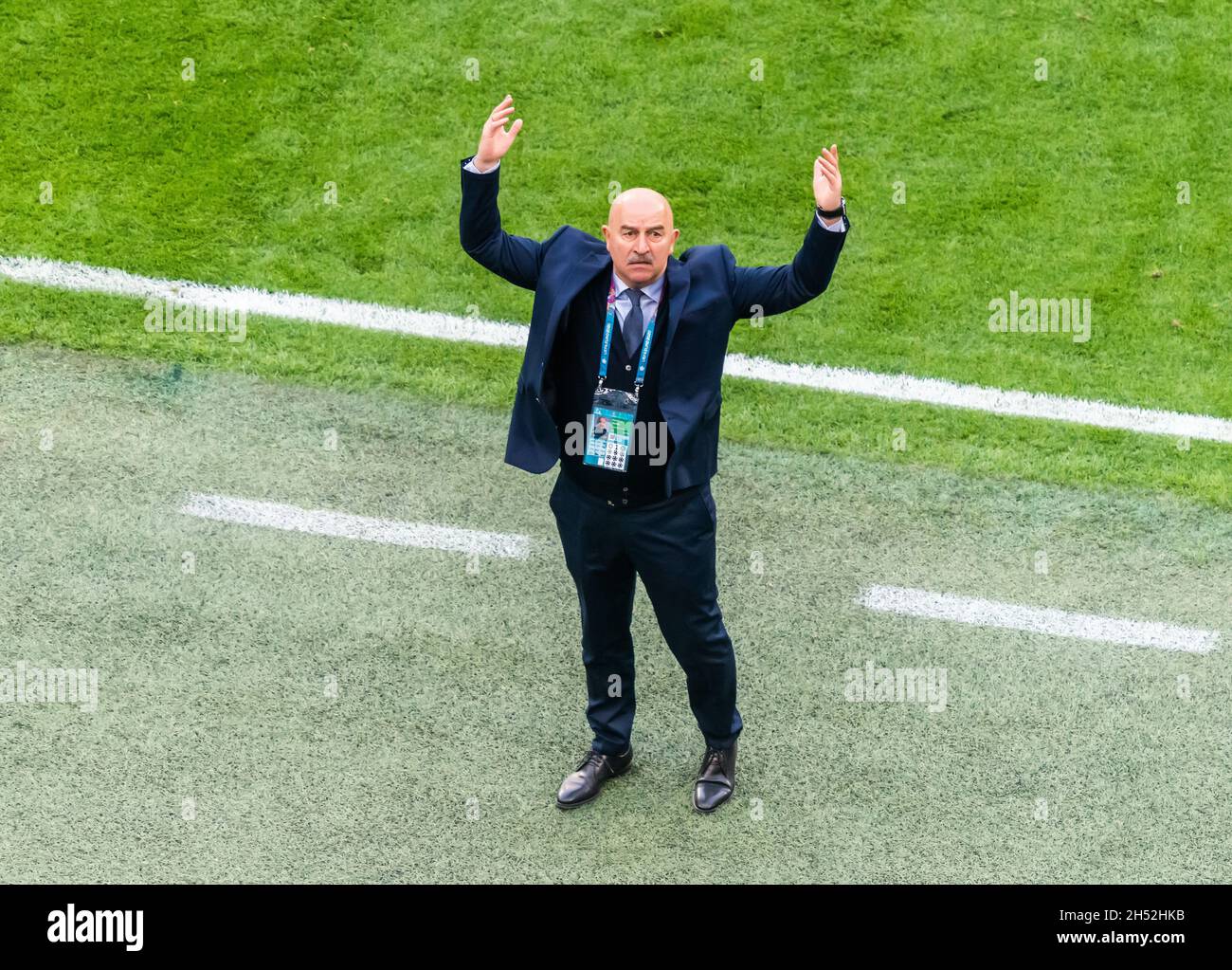 Saint Petersburg, Russia – June 16, 2021. Russia national football team ...