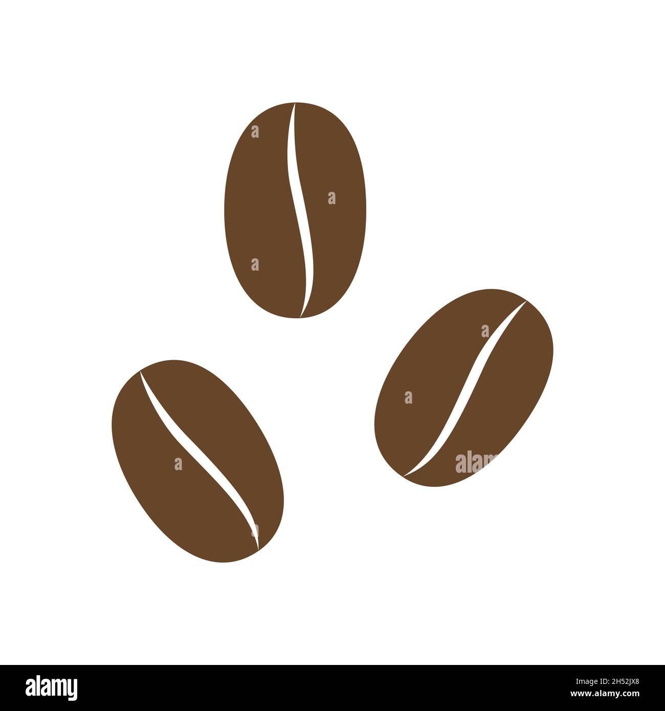 coffee bean icon isolated on white background vector illustration Stock ...