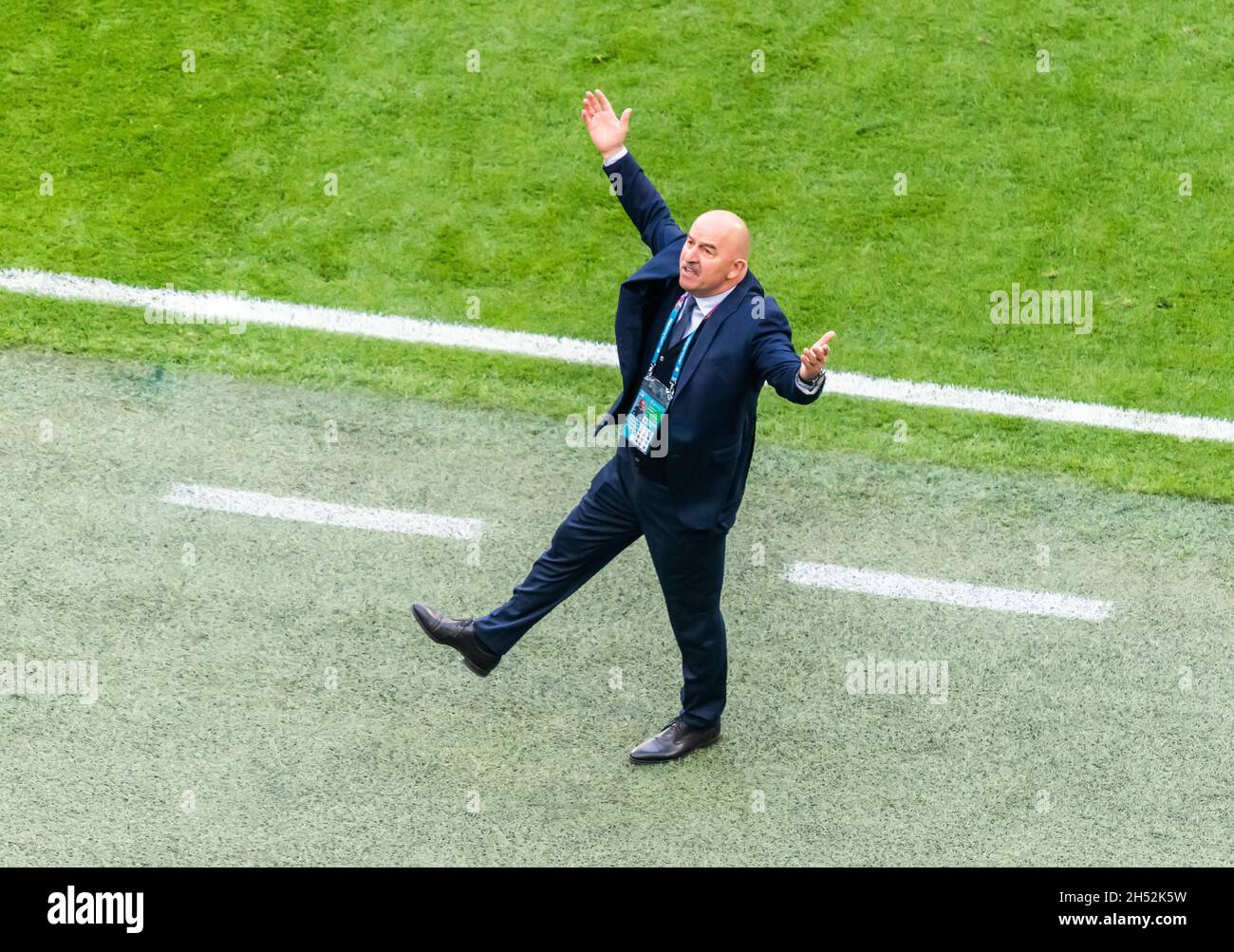 Saint Petersburg, Russia – June 16, 2021. Russia national football team ...