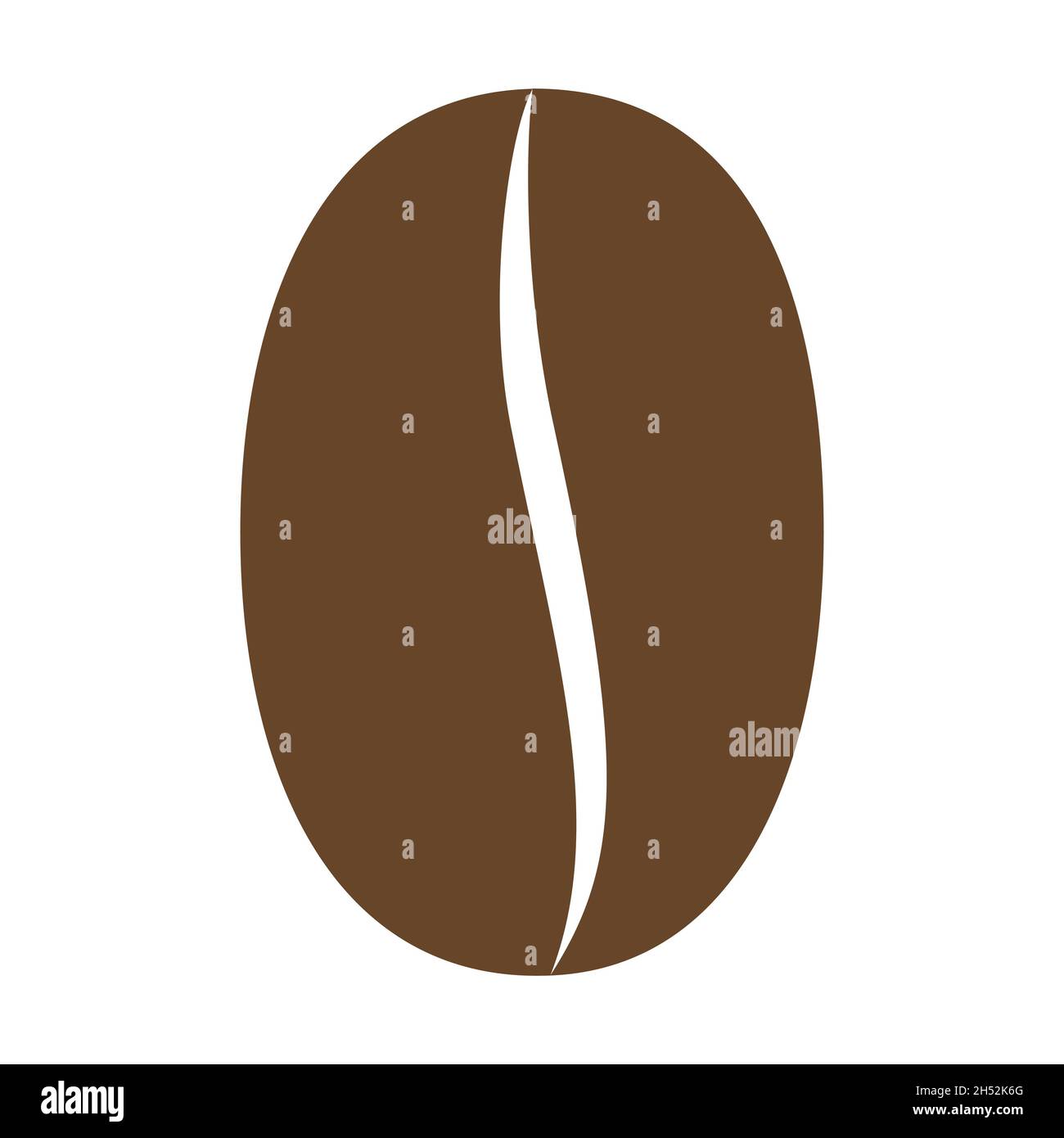 coffee bean icon vector illustration isolated on white background Stock ...